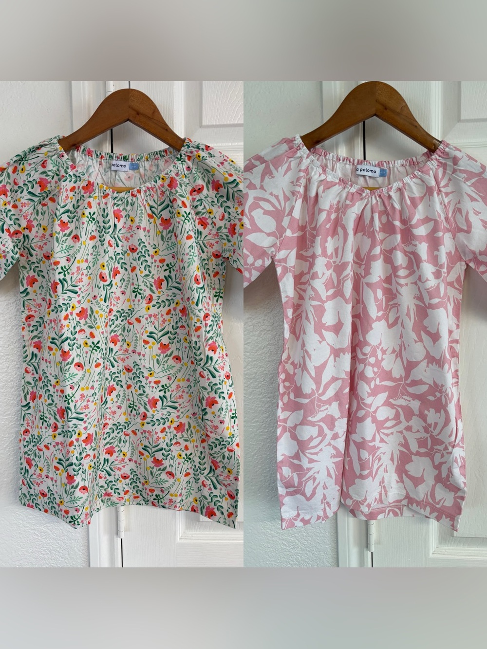 La Paloma‎ Floral Puff Sleeve Mini Dress Size 4-5Y